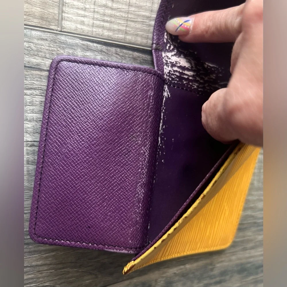 Louis Vuitton Portobier Marco Epi Leather Mens Wallet